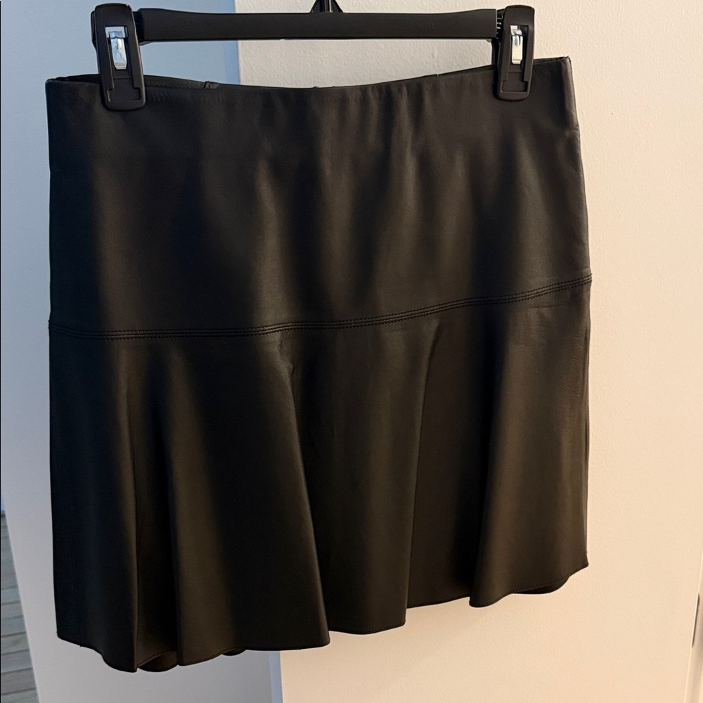 Vince Black A-Line Skirt